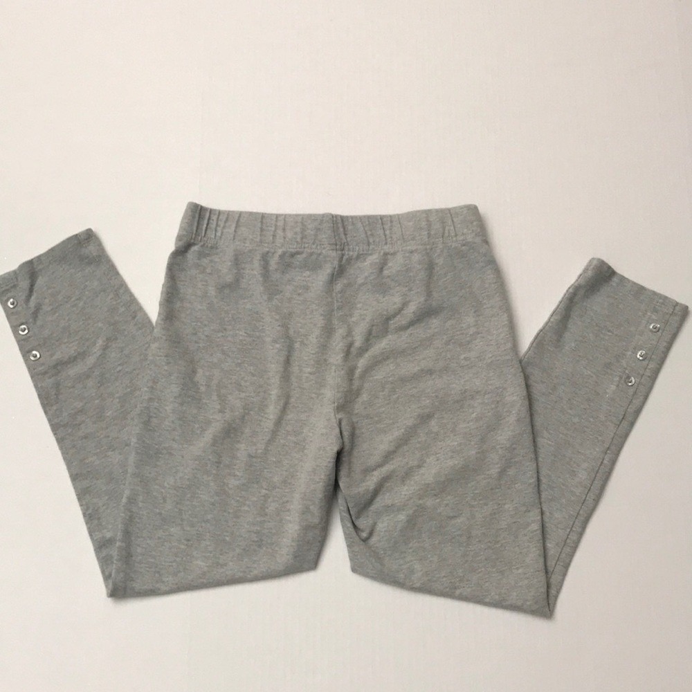 Lands' End Grey Leggings Size 8+